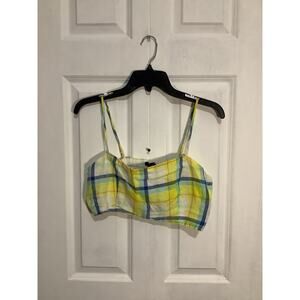 Forever 21 Crop Summer Plaid Tank Top